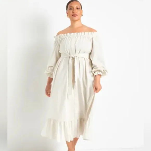 Eloquii Off The Shoulder Dress Size 26/28 - Picture 1 of 5